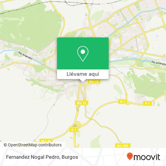 Mapa Fernandez Nogal Pedro