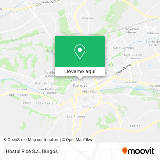 Mapa Hostal Rice S.a.