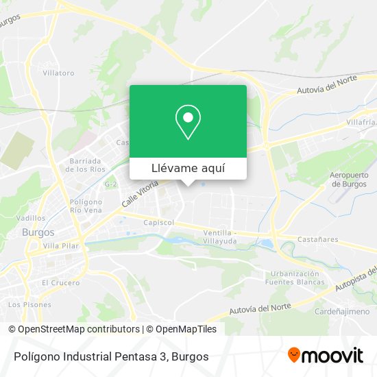 Mapa Polígono Industrial Pentasa 3