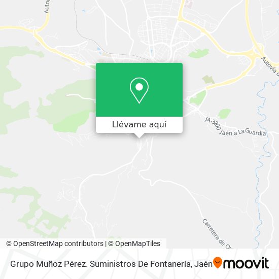 Mapa Grupo Muñoz Pérez. Suministros De Fontanería