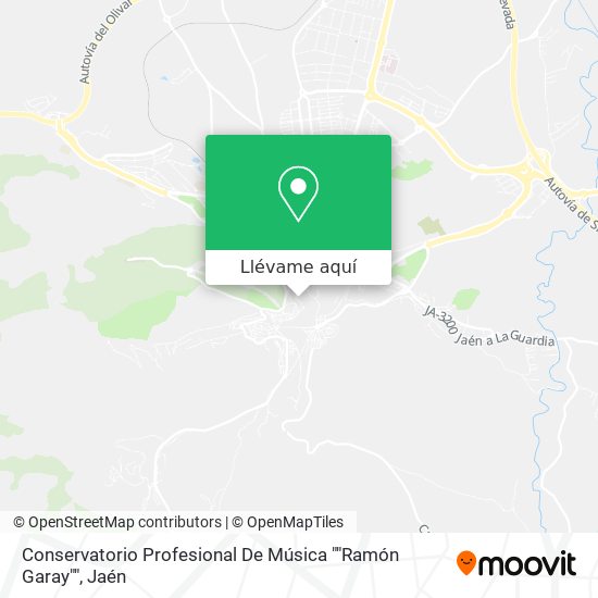 Mapa Conservatorio Profesional De Música ""Ramón Garay""