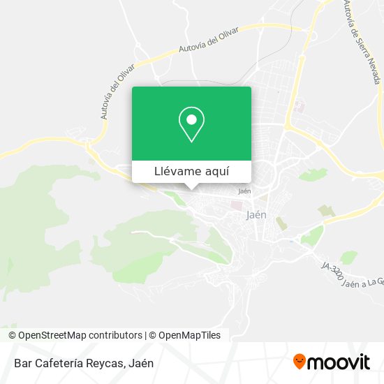 Mapa Bar Cafetería Reycas