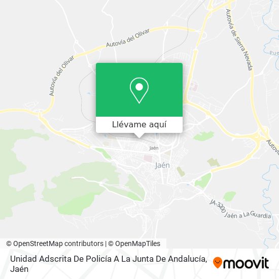 Mapa Unidad Adscrita De Policía A La Junta De Andalucía