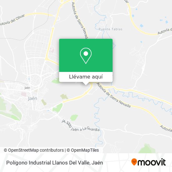 Mapa Polígono Industrial Llanos Del Valle
