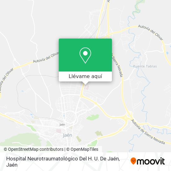 Mapa Hospital Neurotraumatológico Del H. U. De Jaén