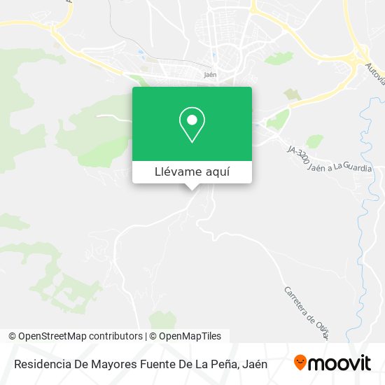 Mapa Residencia De Mayores Fuente De La Peña