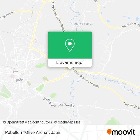Mapa Pabellón ""Olivo Arena""