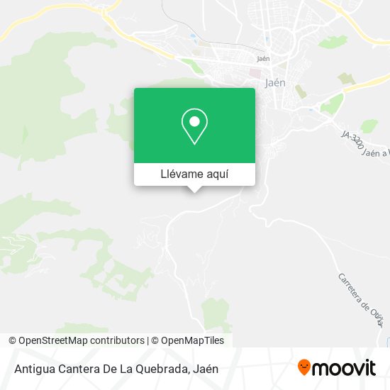 Mapa Antigua Cantera De La Quebrada