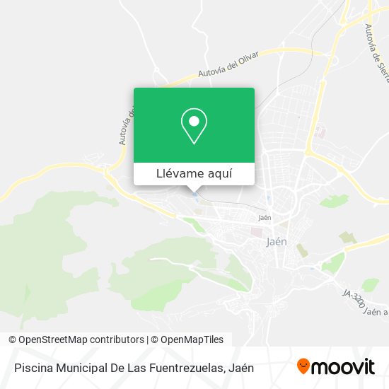 Mapa Piscina Municipal De Las Fuentrezuelas