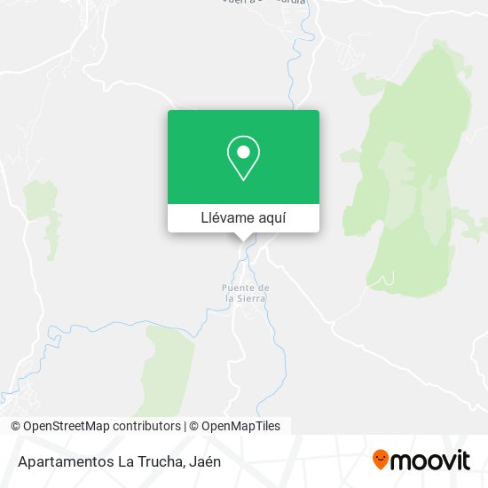Mapa Apartamentos La Trucha