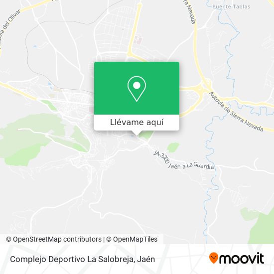 Mapa Complejo Deportivo La Salobreja