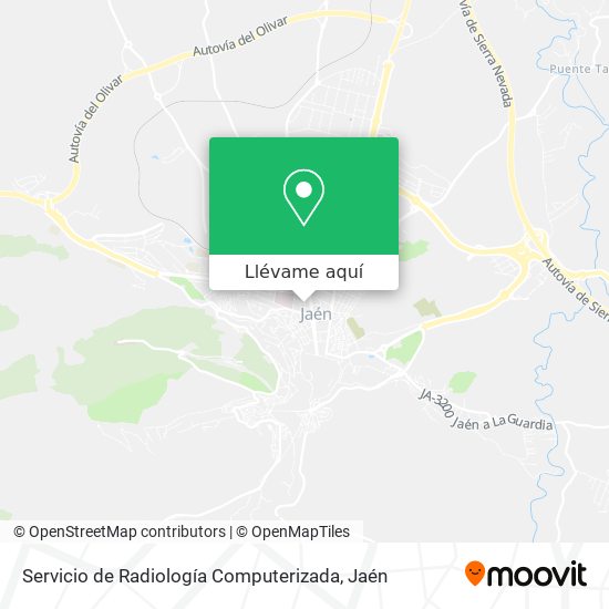 Mapa Servicio de Radiología Computerizada