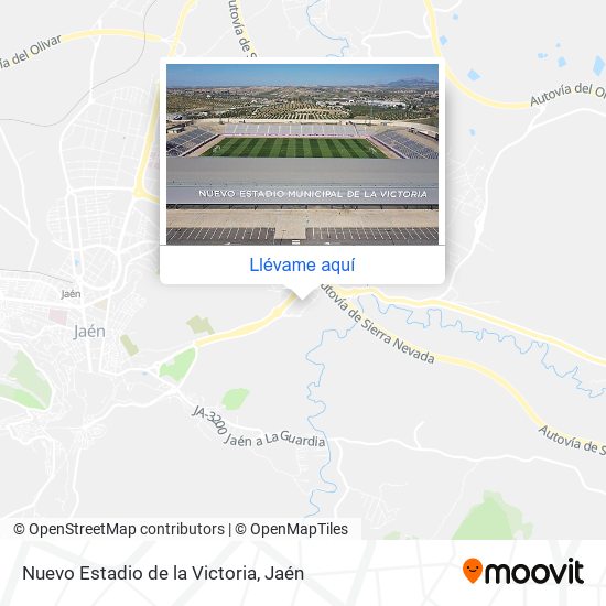 Mapa Nuevo Estadio de la Victoria