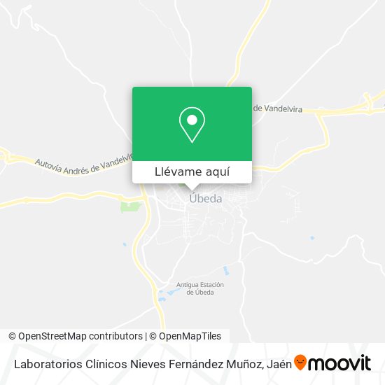 Mapa Laboratorios Clínicos Nieves Fernández Muñoz