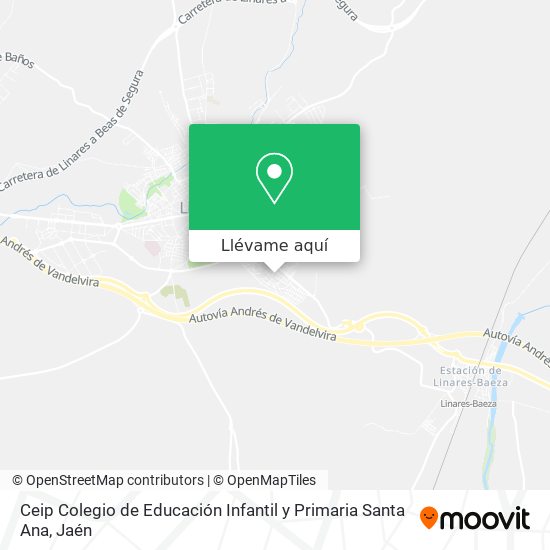 Mapa Ceip Colegio de Educación Infantil y Primaria Santa Ana