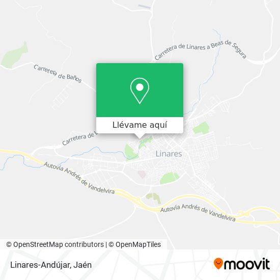 Mapa Linares-Andújar