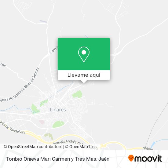 Mapa Toribio Onieva Mari Carmen y Tres Mas