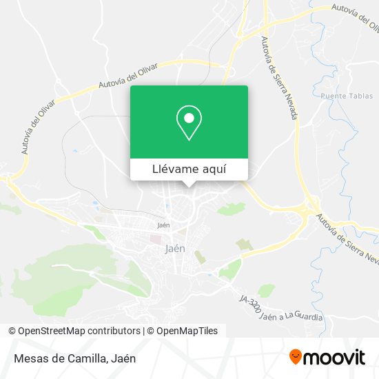 Mapa Mesas de Camilla