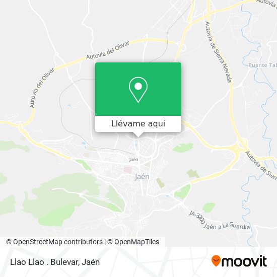 Mapa Llao Llao . Bulevar