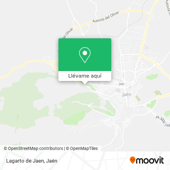 Mapa Lagarto de Jaen