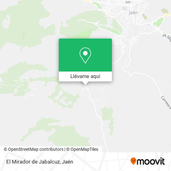 Mapa El Mirador de Jabalcuz
