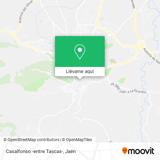 Mapa Casalfonso -entre Tascas-