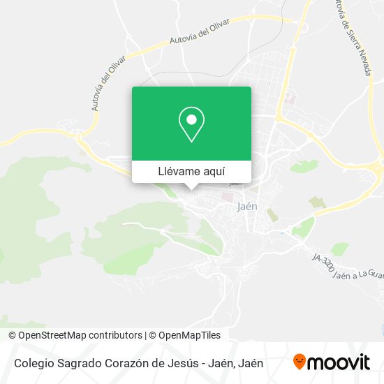 Mapa Colegio Sagrado Corazón de Jesús - Jaén