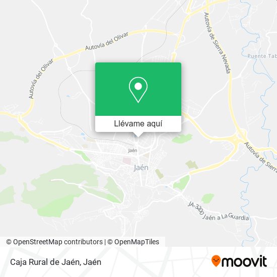 Mapa Caja Rural de Jaén