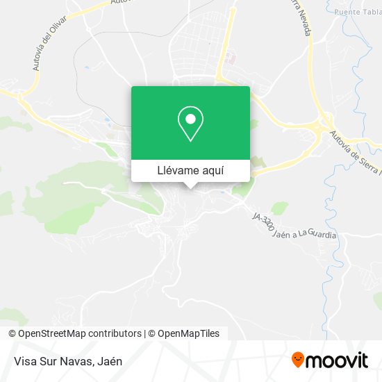 Mapa Visa Sur Navas