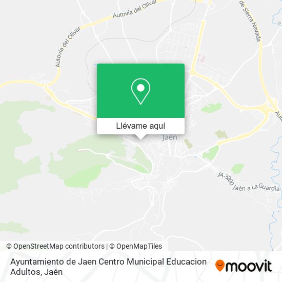 Mapa Ayuntamiento de Jaen Centro Municipal Educacion Adultos