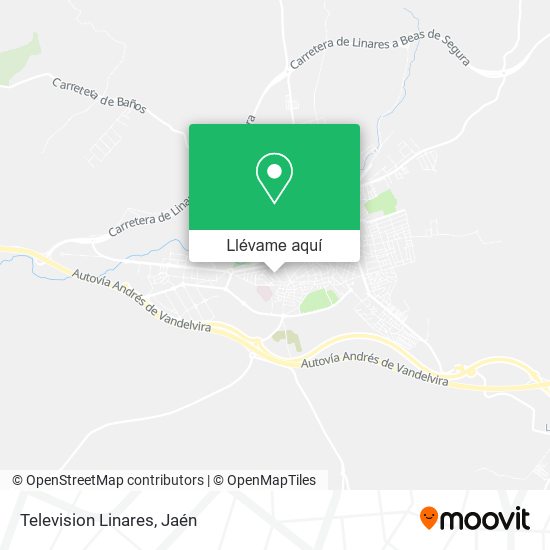 Mapa Television Linares