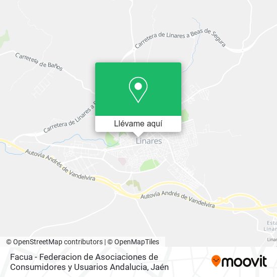 Mapa Facua - Federacion de Asociaciones de Consumidores y Usuarios Andalucia