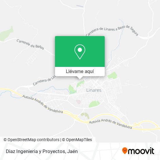 Mapa Diaz Ingenieria y Proyectos