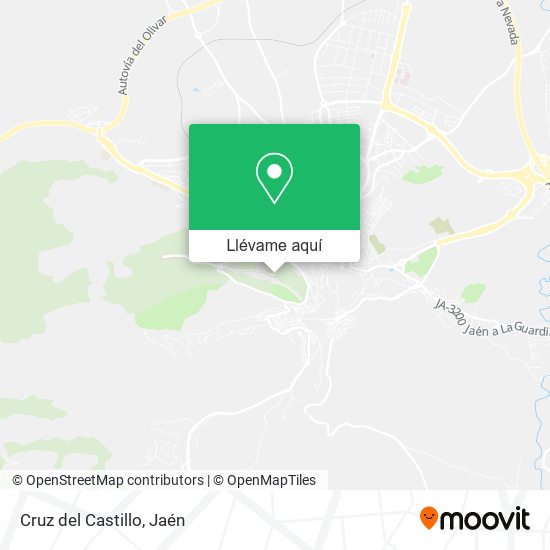 Mapa Cruz del Castillo