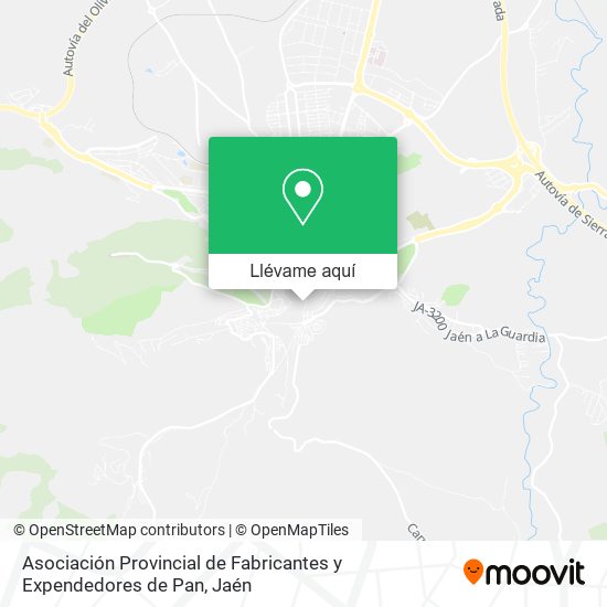 Mapa Asociación Provincial de Fabricantes y Expendedores de Pan