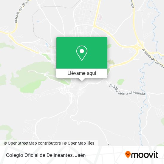 Mapa Colegio Oficial de Delineantes