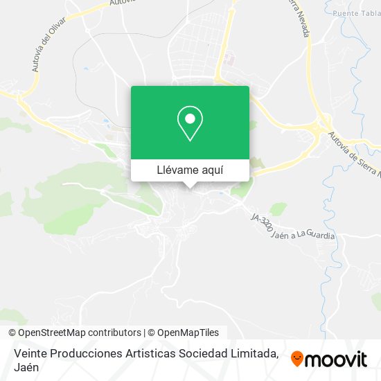 Mapa Veinte Producciones Artisticas Sociedad Limitada