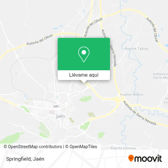 Mapa Springfield