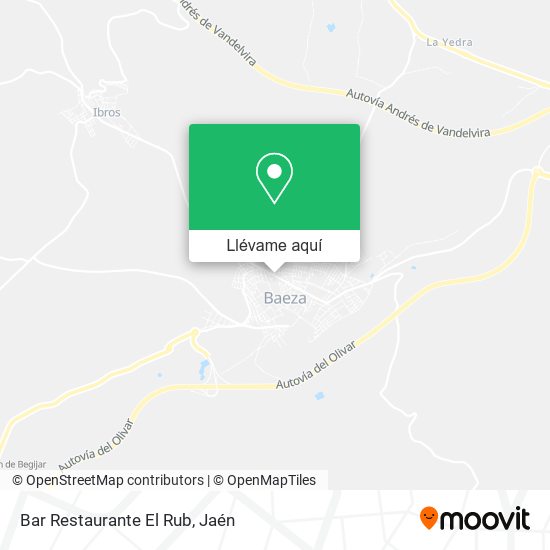 Mapa Bar Restaurante El Rub