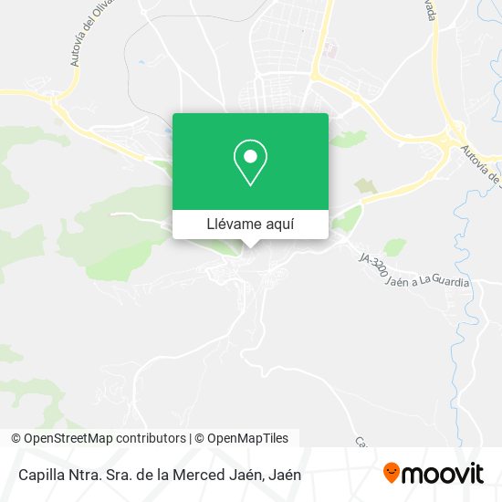 Mapa Capilla Ntra. Sra. de la Merced Jaén