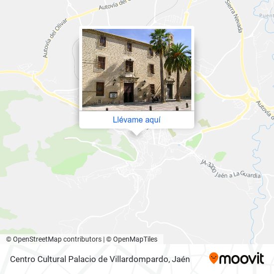 Mapa Centro Cultural Palacio de Villardompardo