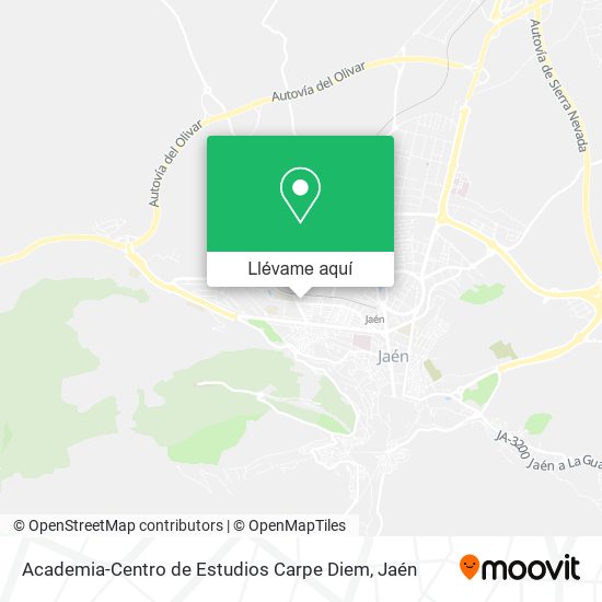 Mapa Academia-Centro de Estudios Carpe Diem