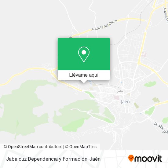 Mapa Jabalcuz Dependencia y Formación