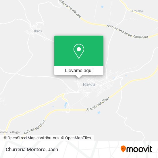 Mapa Churrería Montoro