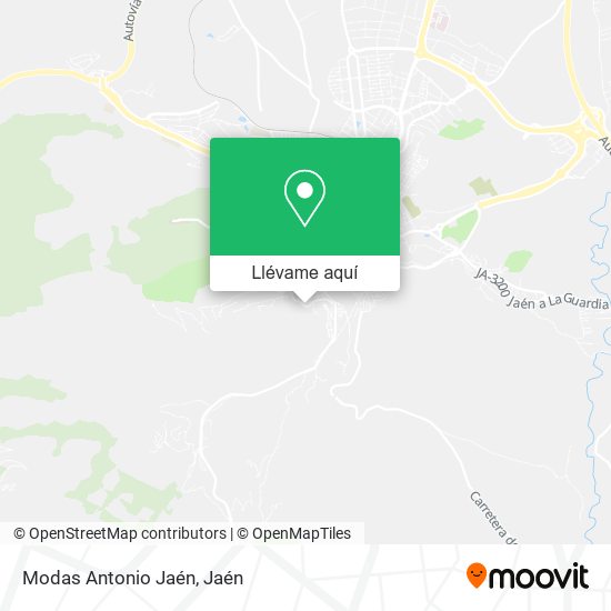 Mapa Modas Antonio Jaén
