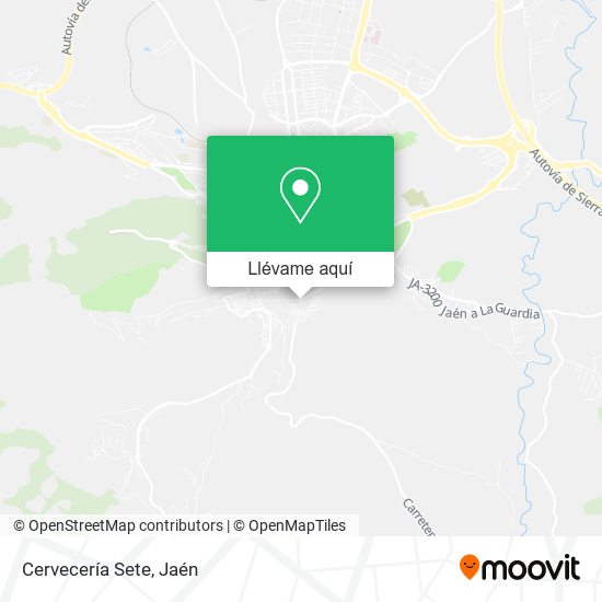 Mapa Cervecería Sete