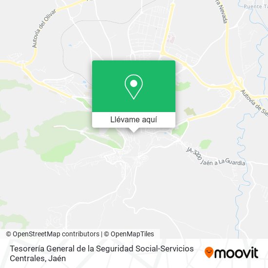 Mapa Tesorería General de la Seguridad Social-Servicios Centrales