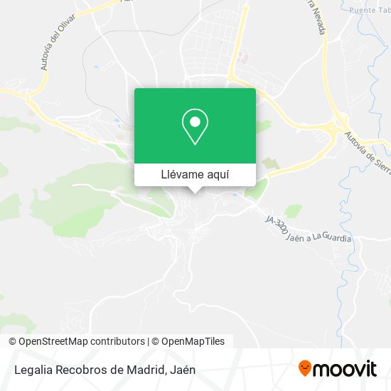 Mapa Legalia Recobros de Madrid