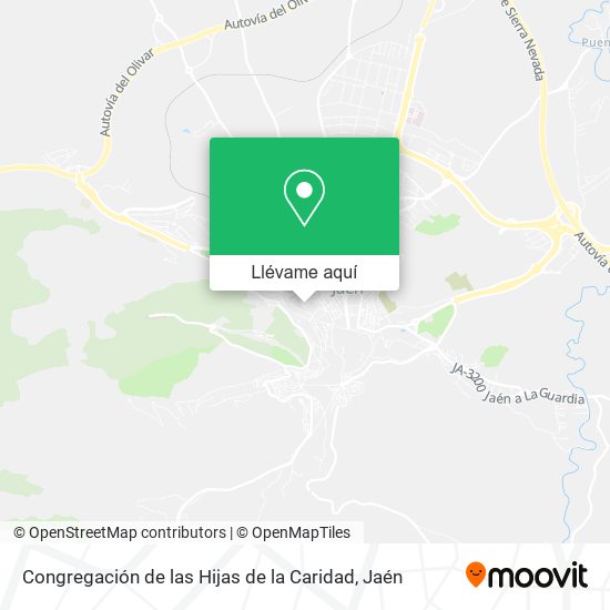 Mapa Congregación de las Hijas de la Caridad