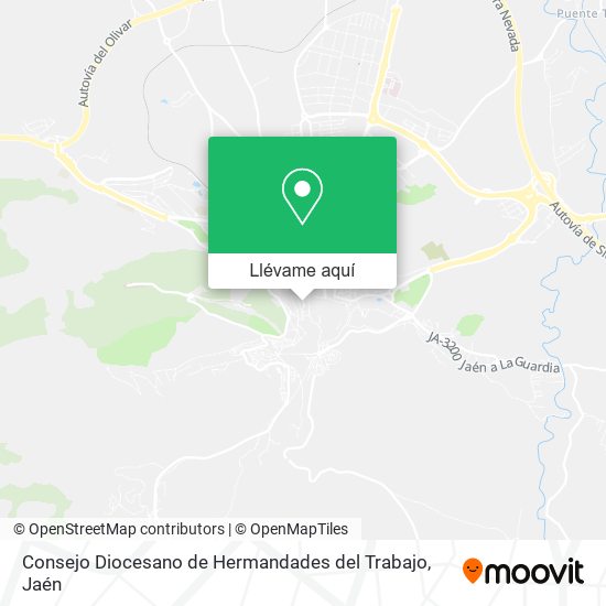 Mapa Consejo Diocesano de Hermandades del Trabajo
